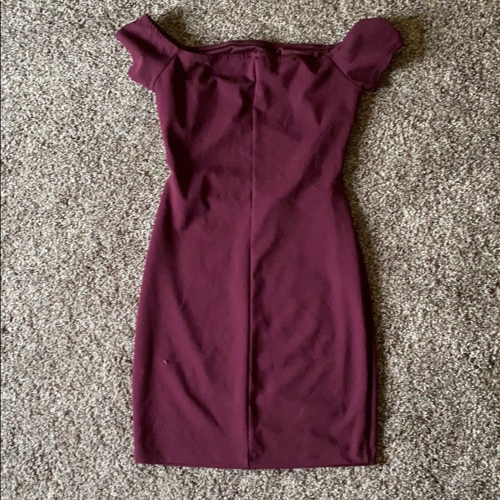 Lulu’s Maroon Dress - Picture 3 of 4